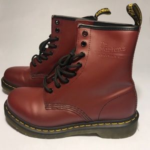 Cherry Red 1460 Smooth Doc Dr. Martens Women’s size 7